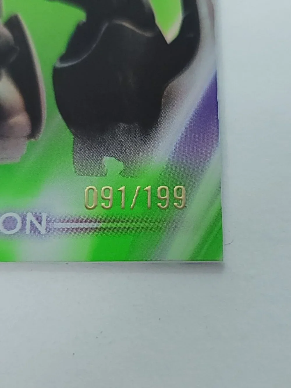 Lord Grigon Topps 2026 Disney Neon Holo Parallel Refractor Limited 091/199 - Picture 2 of 4